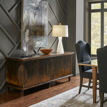 Black High Back Dining Chair