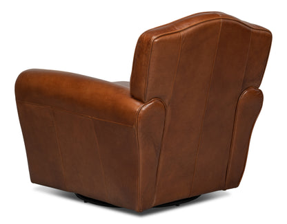 Elite French Club Swivel Chair