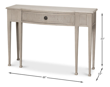 MADORA BUNGALOW CONSOLE TABLE, GREY
