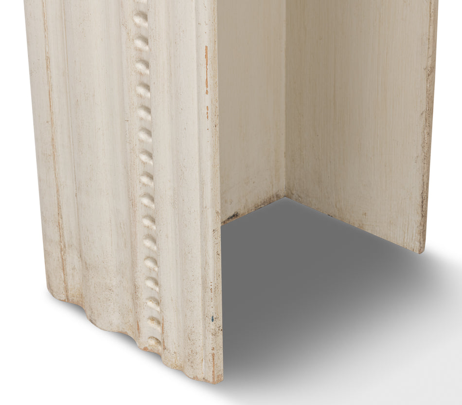 Mantel Console Antique White