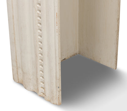 Mantel Console Antique White
