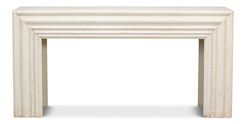 Mantel Console Antique White