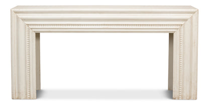 Mantel Console Antique White