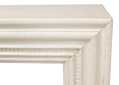 Mantel Console Antique White