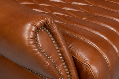 Bugatti Leather Swivel Chair
