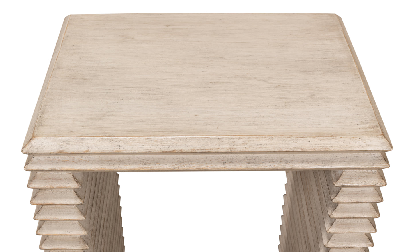 STACKED SIDE TABLE, STONE GREY
