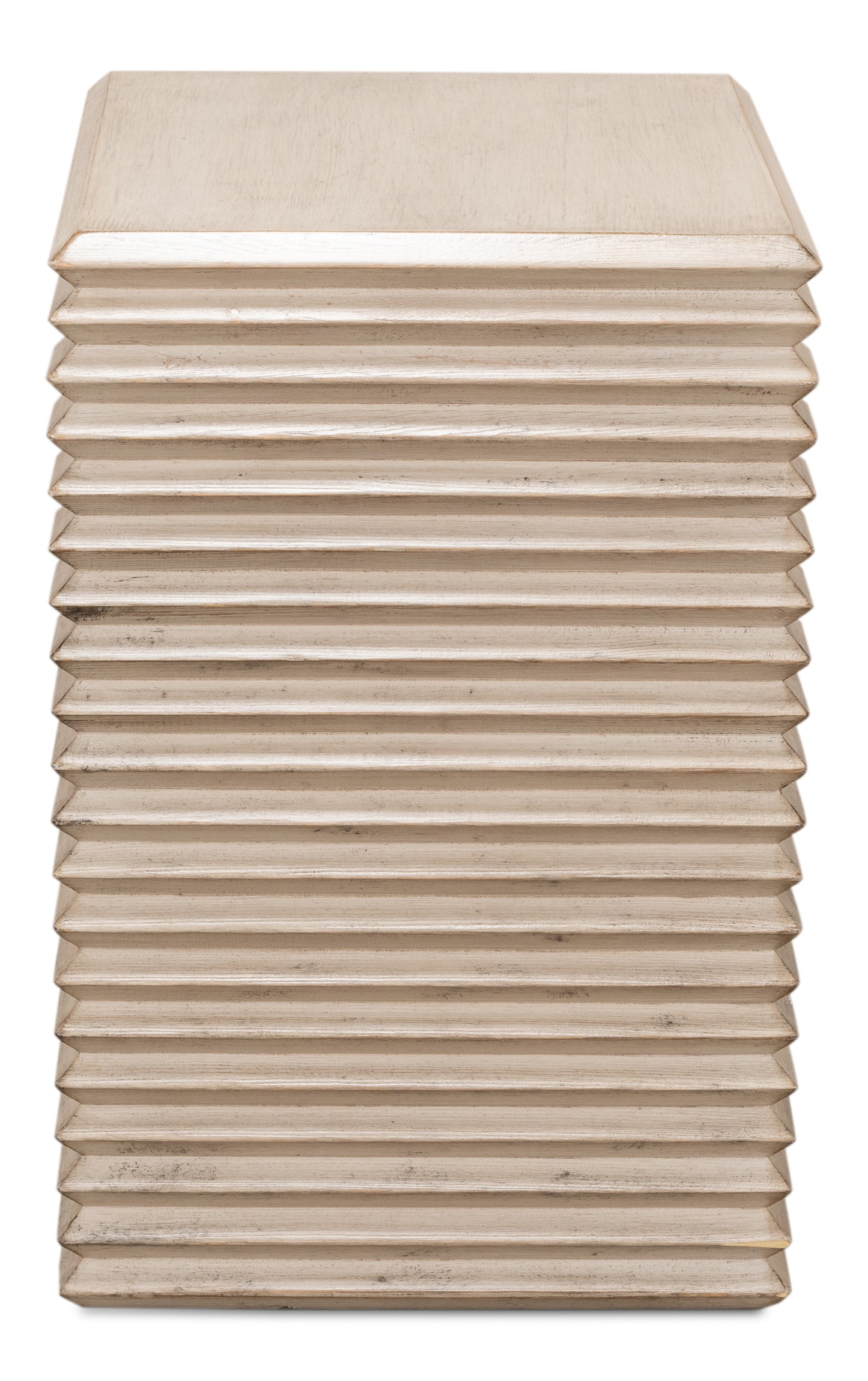 STACKED SIDE TABLE, STONE GREY