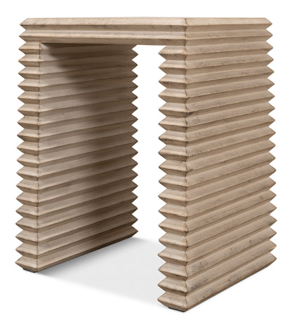 STACKED SIDE TABLE, STONE GREY