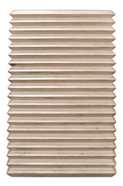 STACKED SIDE TABLE, STONE GREY