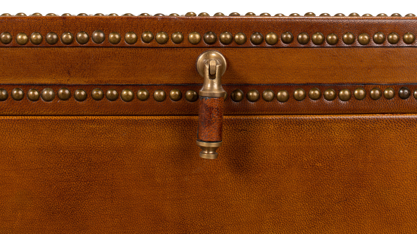 Remington Leather Box On Stand