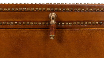 Remington Leather Box On Stand