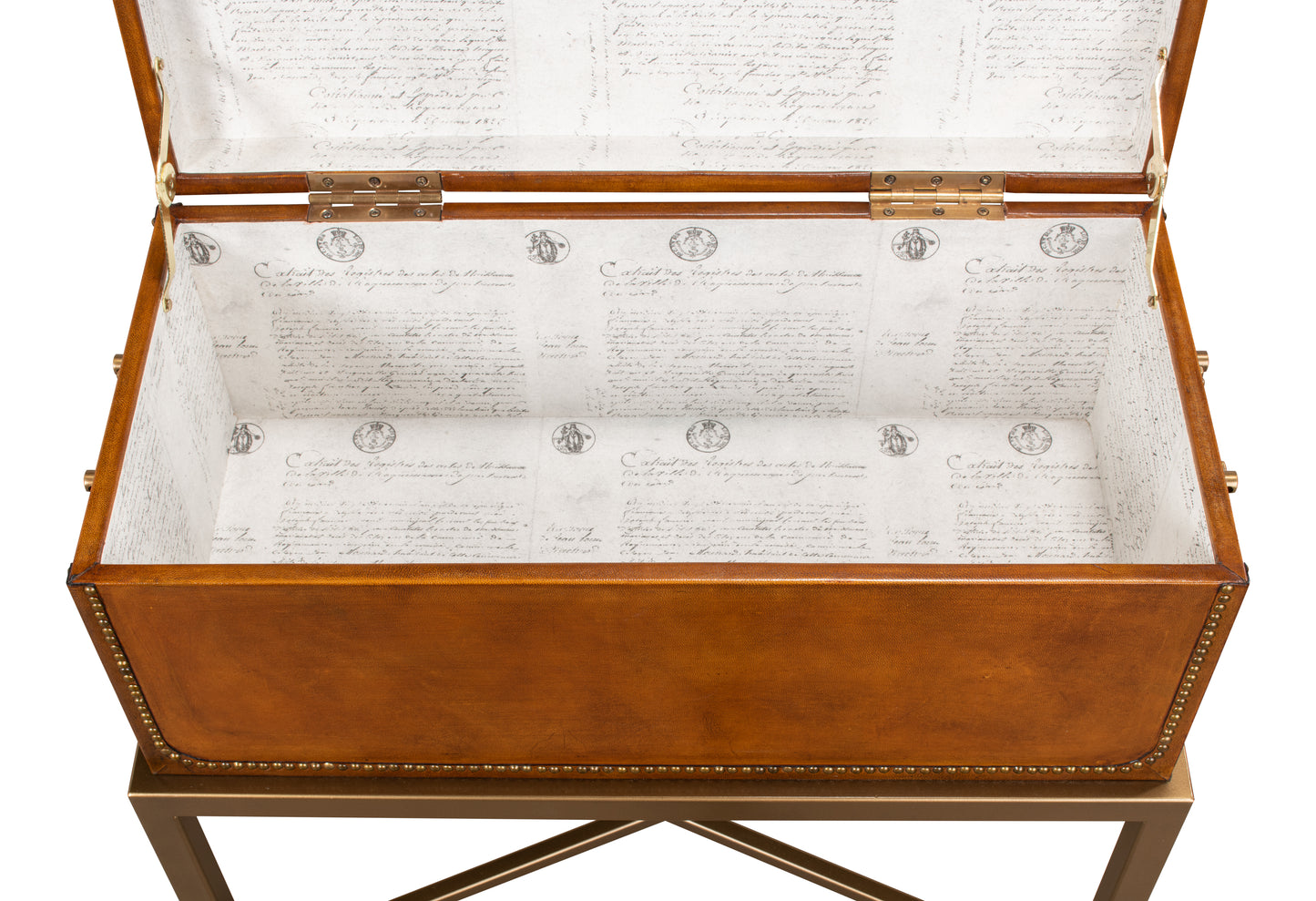 Remington Leather Box On Stand