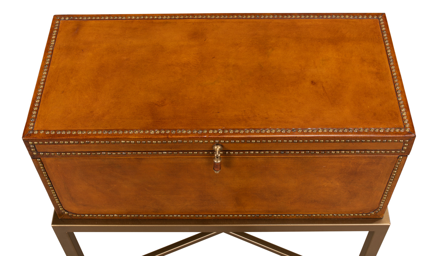 Remington Leather Box On Stand