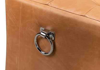 BEAM BENCH TUFTED LEATHER