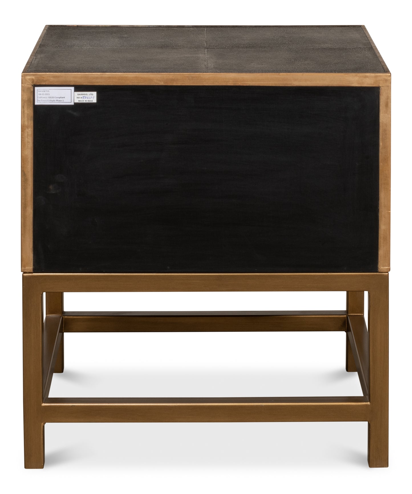 GIDEON SHAGREEN SIDE TABLE - ANTIQUE GREY