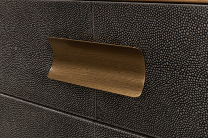 GIDEON SHAGREEN SIDE TABLE - ANTIQUE GREY