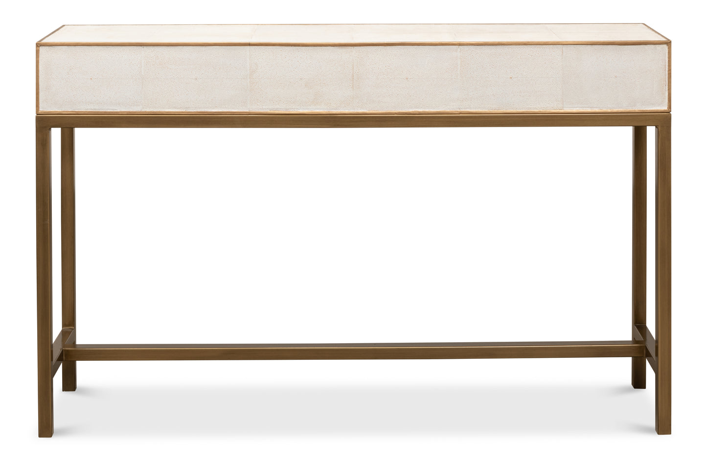 Gideon Shagreen Console - Osprey White