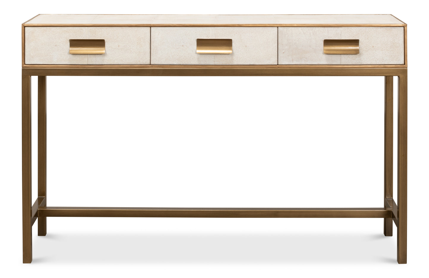 Gideon Shagreen Console - Osprey White