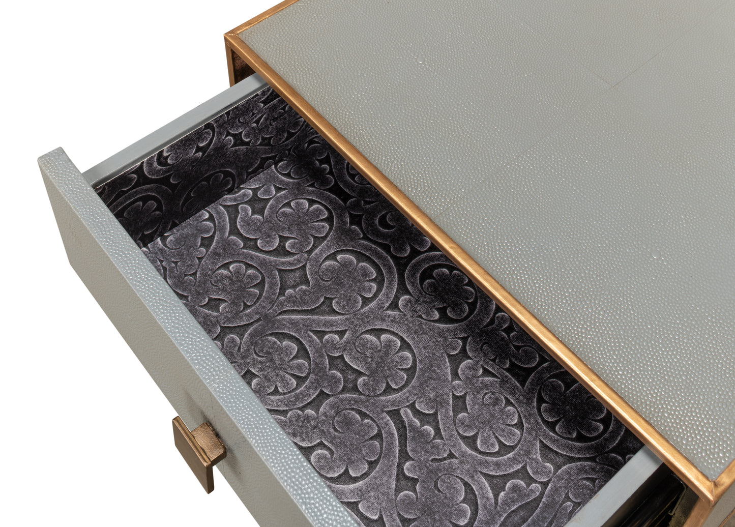 Gillian One Drawer Nightstand  Storm Gry