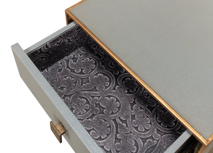 Gillian One Drawer Nightstand  Storm Gry