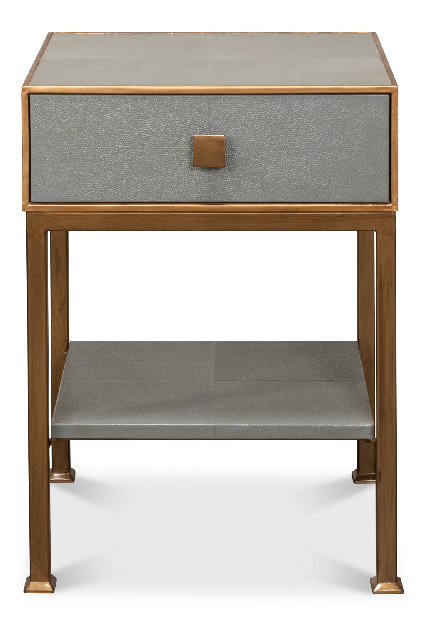 Gillian One Drawer Nightstand  Storm Gry