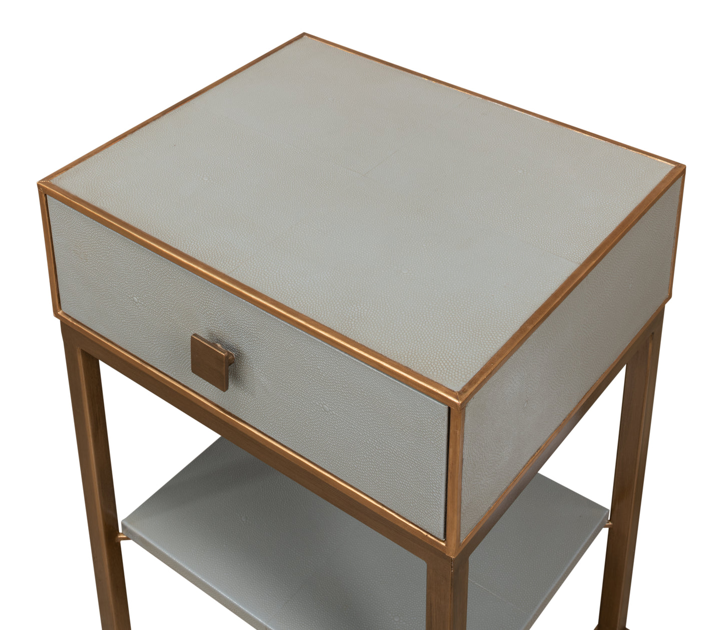 Gillian One Drawer Nightstand  Storm Gry