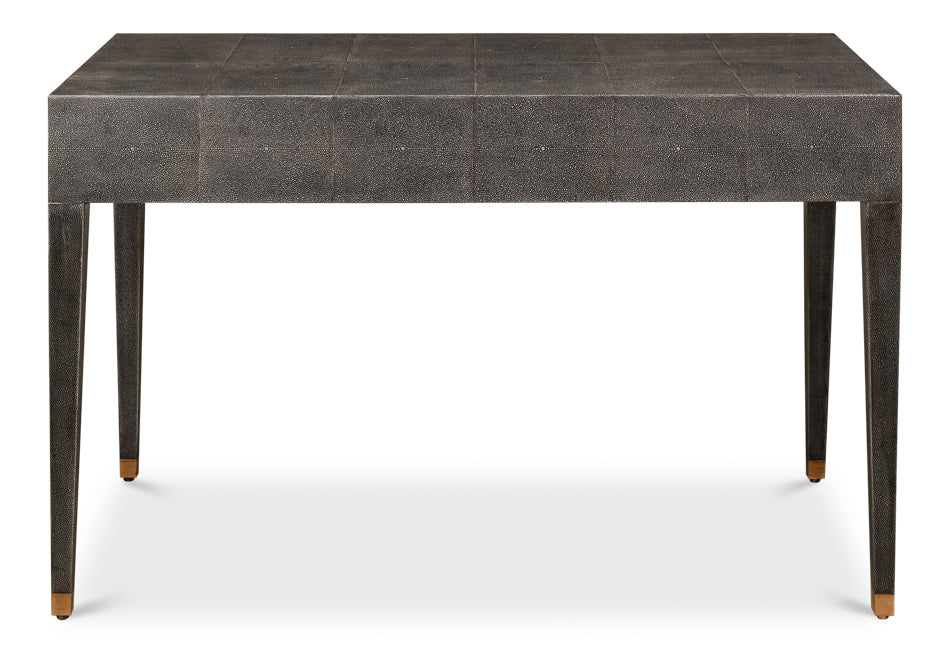 Gabriella Shagreen Desk/Table - Antique Grey