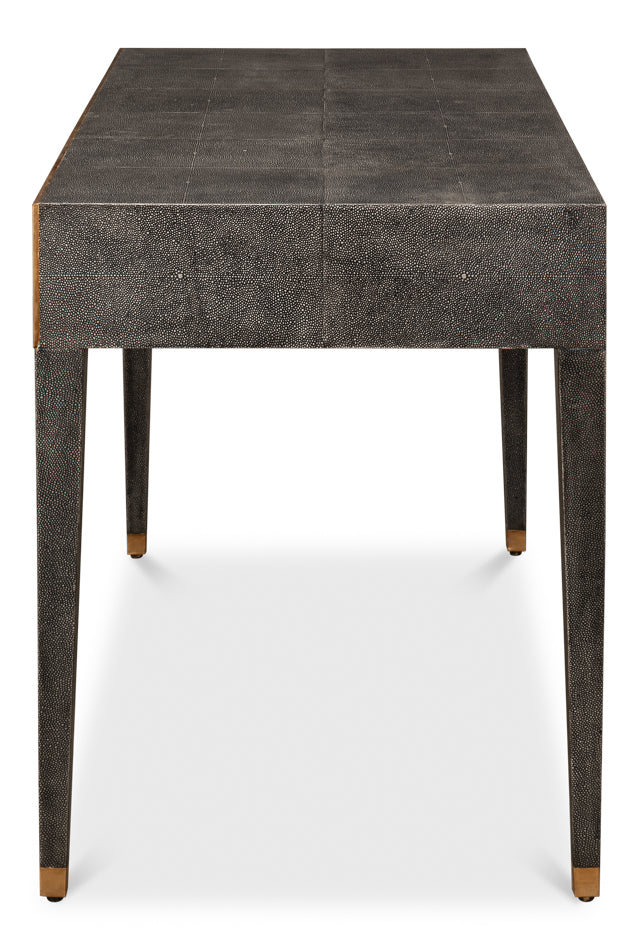 Gabriella Shagreen Desk/Table - Antique Grey