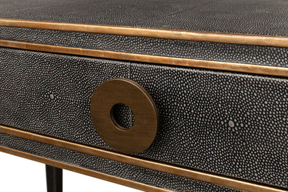 Gabriella Shagreen Desk/Table - Antique Grey
