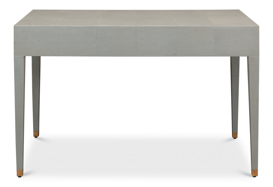 Gabriella Shagreen Desk/Table - Storm Grey