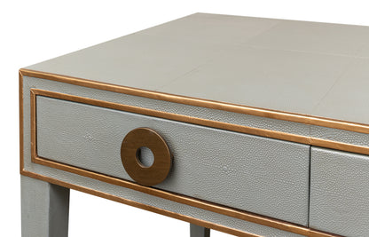 Gabriella Shagreen Desk/Table - Storm Grey