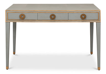 Gabriella Shagreen Desk/Table - Storm Grey