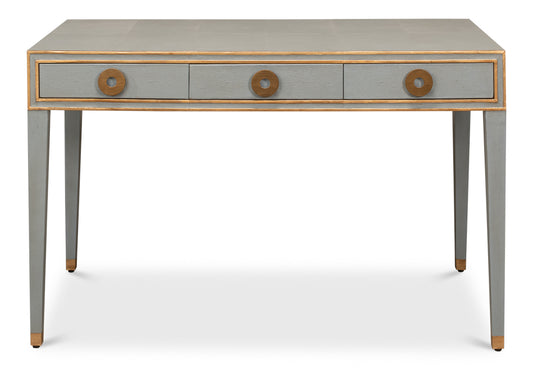 GABRIELLA SHAGREEN DESK/TABLE - STORM GREY