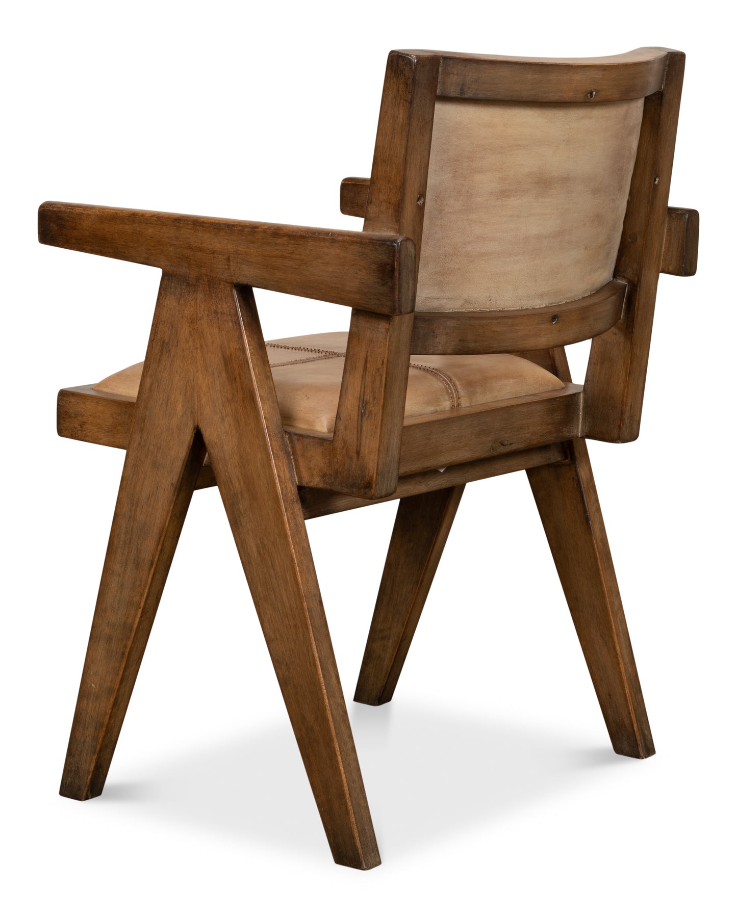 ANGUS CHAIR, BROWN W/BROWN LEATHER