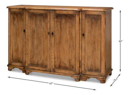 Entree' Sideboard Brown Finish
