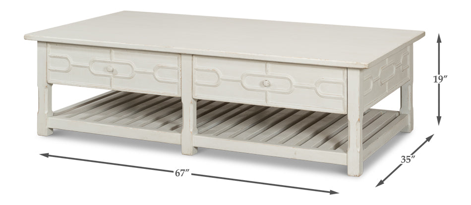 Isla Coffee Table Antique White