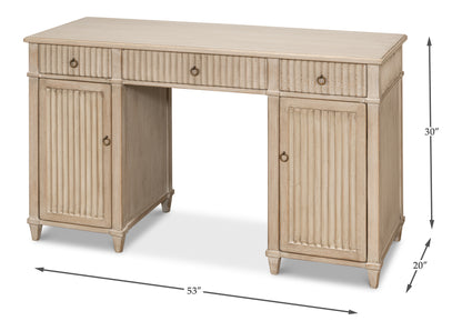 Inspire Desk  Stone Grey