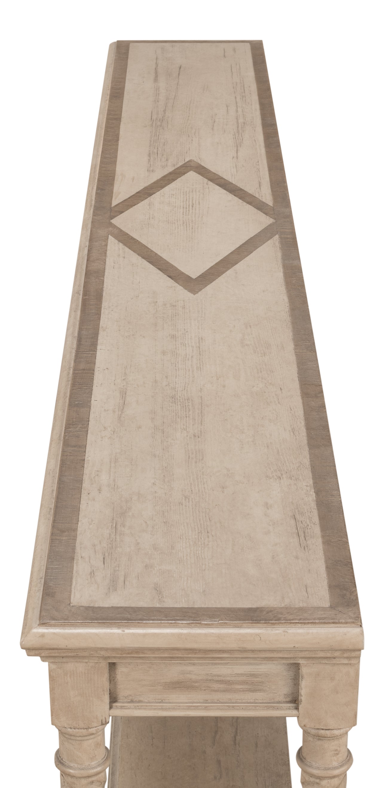 Sierra Equestrian Console Table Barn Grey