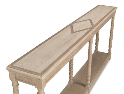 Sierra Equestrian Console Table Barn Grey