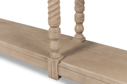 Sierra Equestrian Console Table Barn Grey