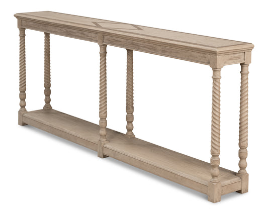 Sierra Equestrian Console Table Barn Grey