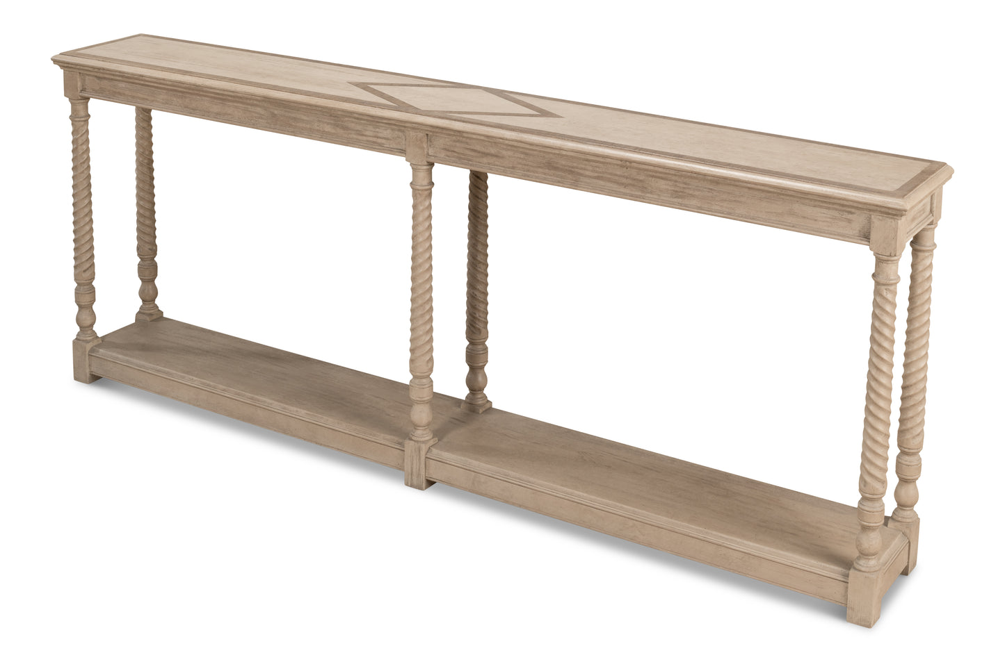 Sierra Equestrian Console Table Barn Grey