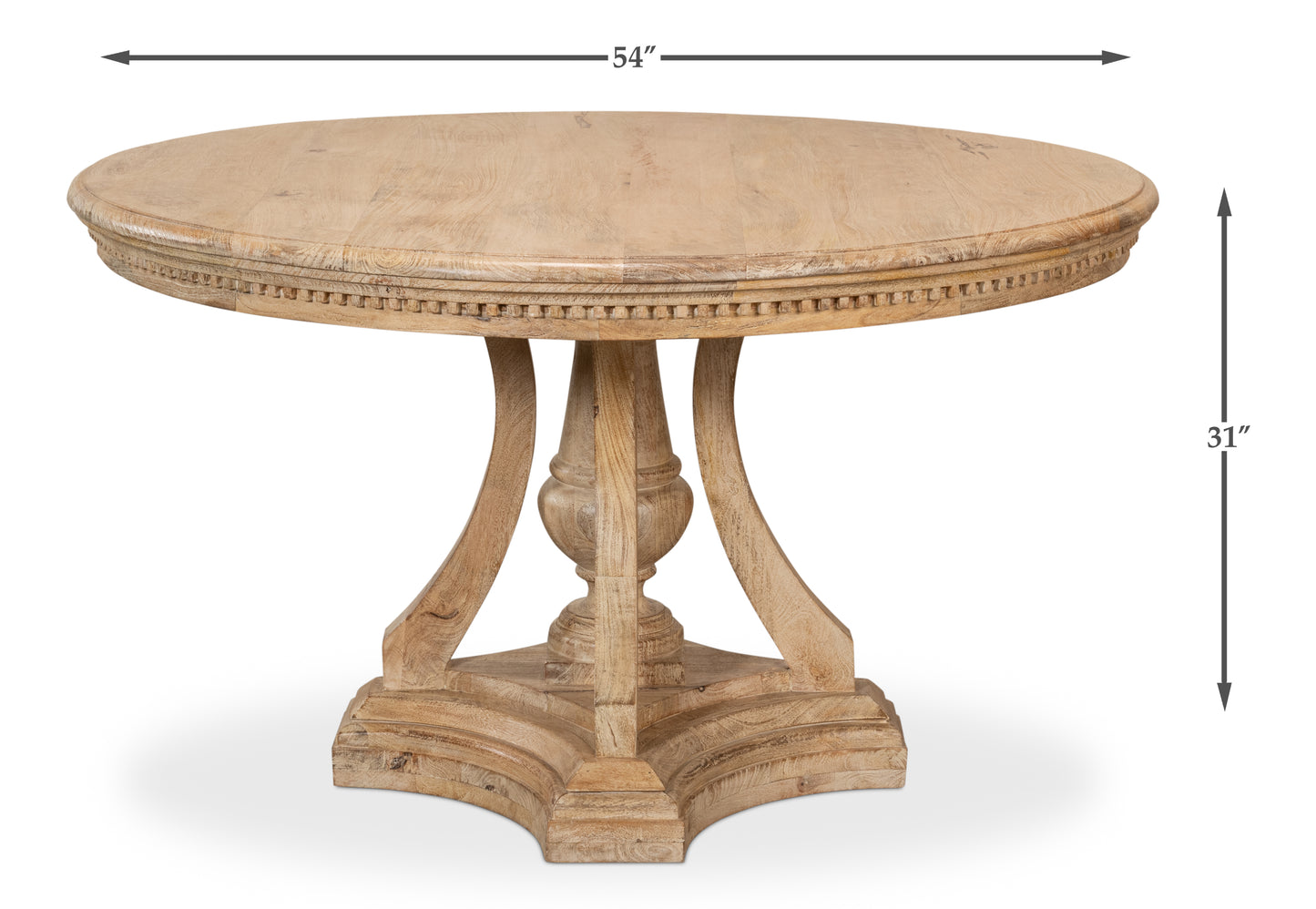 Chantal Pedestal Dining Table