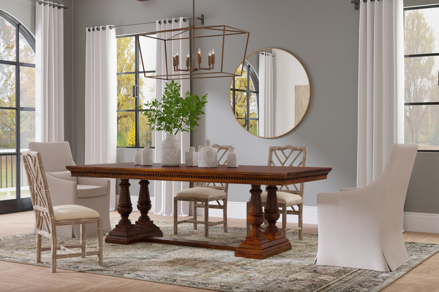 Joshua Pedestal Dining Table