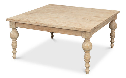 Jocelyn Turned Leg Craftsmanship Coffee Table