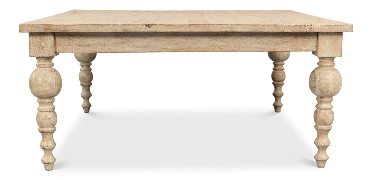 Jocelyn Turned Leg Craftsmanship Coffee Table