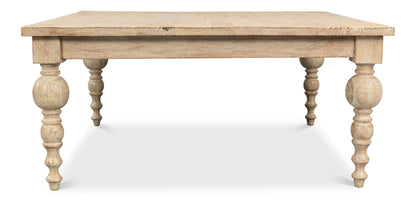 Jocelyn Turned Leg Craftsmanship Coffee Table