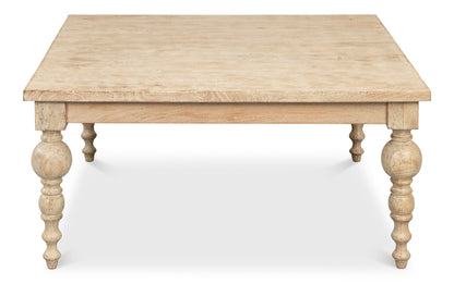 Jocelyn Turned Leg Craftsmanship Coffee Table