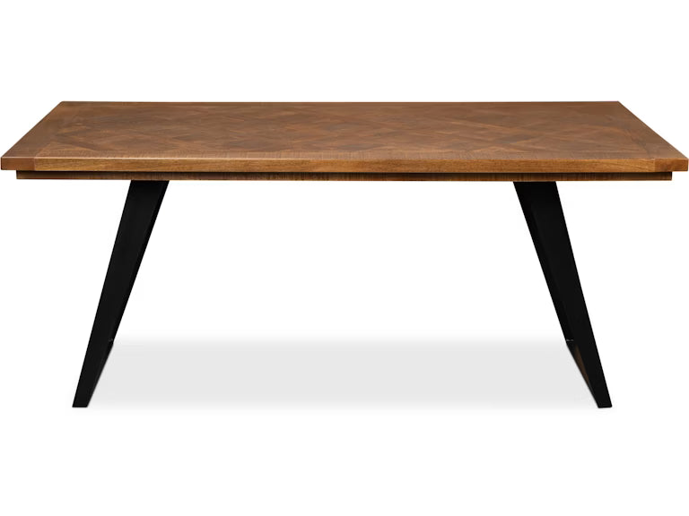 PAIGE PARQUET TOP DINING TABLE