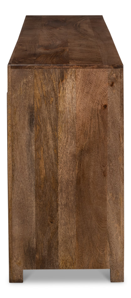 Benedict Brown Wood Sideboard Credenza